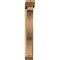 Ekena Millwork Funston Slat Rough Sawn Bracket w/ Offset Brace, Western Red Cedar, 6"W x 30"D x 42"H BKT0604X30X42FST06RWR - alternate 2